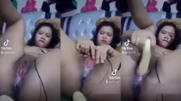 Bella Tiktok Viral Lagi Colmek Sampai Basah, Bikin Sange