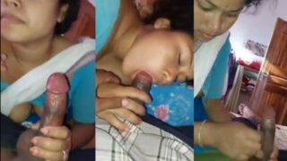 Devar Gets Wild With Naked Bhabhi’s Tits And A Wet Blowjob