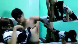 Sekarang Usai Sekolah, Langsung Ngentot Pacar Di Rumah.