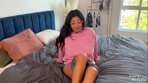 My Step Sister’s Huge Tits Bounce As She Cums All Over My Cock In My Stolen Boxers