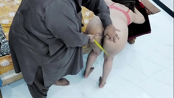 Indian Tailor Fucking Village Village Girl With Big Ass Like A Bitch, Pounding Her Hard And Rough In Doggy Style With Clear Hindi Romantic Dirty Talk