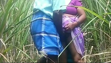 Indian Village Couple Getting Wild In The Open Fields