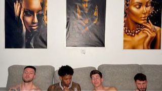 Interracial Gangbang: Dvp With A Horny Indian Slut