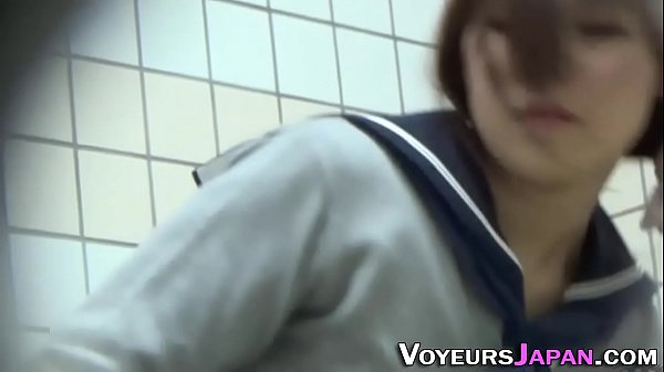 Japanese Teen Flicks Her Little Bean