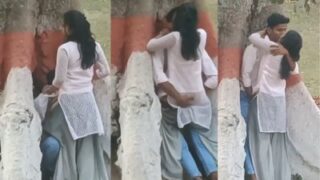 College Couple Gets Wild Fucking Under A Massive Tree