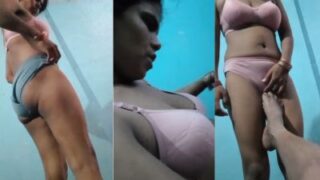 Desi Hot Wife Strips For Her Horny Devar, Teasing His Dark Desires