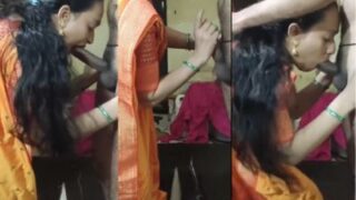 Madurai Lady Gives Her Brother-in-law A Hot, Dirty Tamil Blowjob