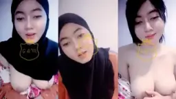 Nella Pake Hijab, Nafsu Liar Remas-remas Toket Montok