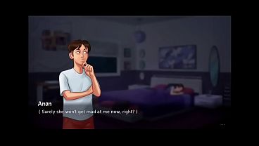My Step Mom’s Silent Gaze Made Me Hard… A Nervous New Scene (18+) | Summertime Saga Tease