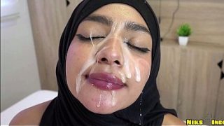 Muslim Hijaabi Teen Gets Pounded Rough And Left Dripping
