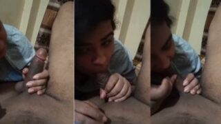 Young Slut’s Sloppy Blowjob Video Sucking Her Uncle’s Fat Cock