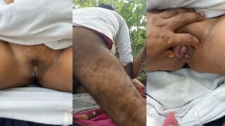Devar Thrusts Deep Into His Naked Bhabhi’s Dripping Wet Pussy Out In The Wild Jungle