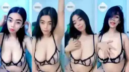 Ica Pakai Bikini Seksi Goyang Sange Bikin Meleleh