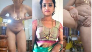 Telugu Housewife Strips Down And Films Her Naked Xxx Mms Just For Her Lover