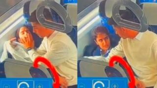 Watch A College Couple Getting Wild And Fucking Hard In The Metro, Caught On Viral Video
