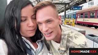 Homemadexxx – Horny, Big-titted, Hairy Train Babe Christina Santes Gets Fucked Raw And Dirty On The Tracks