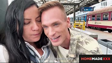 Homemadexxx – Horny, Big-titted, Hairy Train Babe Christina Santes Gets Fucked Raw And Dirty On The Tracks