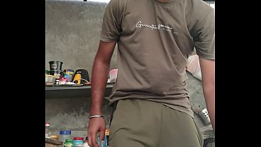Indian Boy Stroking His Tight Little Dick Alone, Teasing Himself Slow